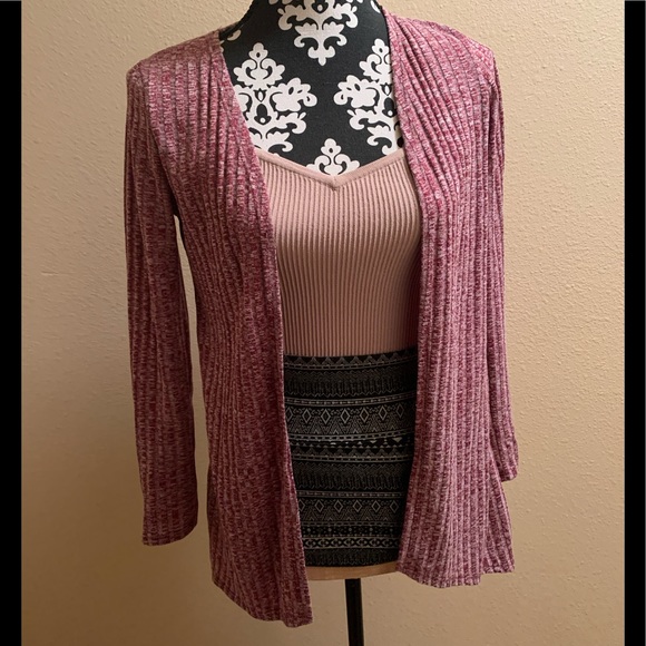 Charlotte Russe Sweaters - Maroon cardigan